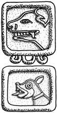 Mayan Aztec glyphs for Oc Izcuintli by Michael Giza